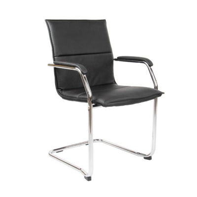 Essen Leather Faced Visitors Chair