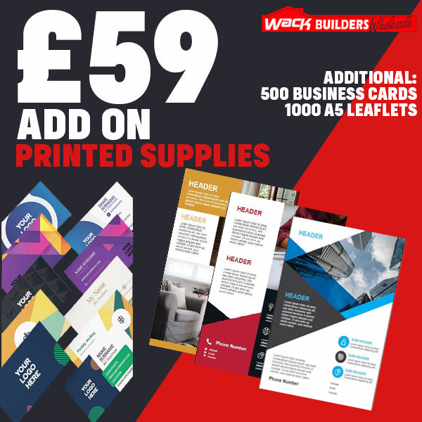 Addtional Extras - 500 Business Cards & 1000 A5 Leaflets