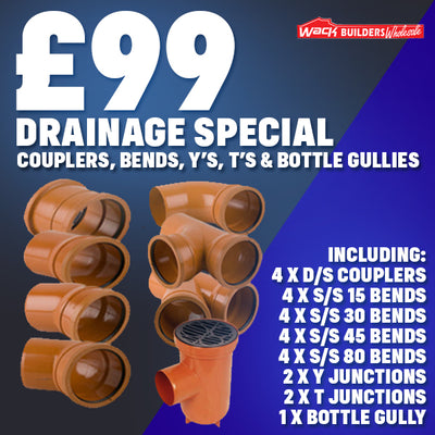 £99 Drainage Fittings Special