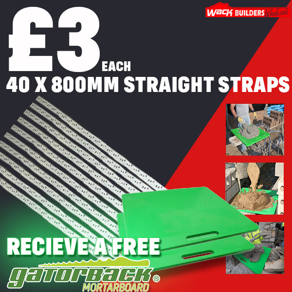 40 x 800mm Straps Special (£3 Each)
