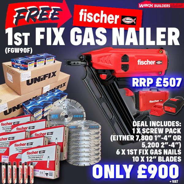 FREE Fischer Framing Gas Nailer Special