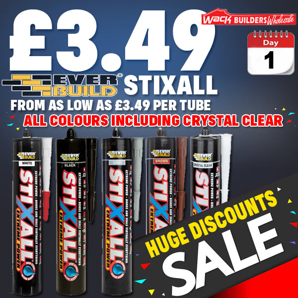 Everbuild Stixall Sealant *HUGE DISCOUNTS* From as low as £3.49 per tube