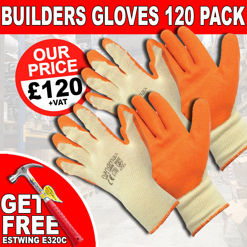 Builders Gloves 120 Pack