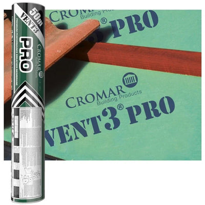 Cromar Vent 3 Pro High Performance Breather Roofing Felt (1m x 50m)